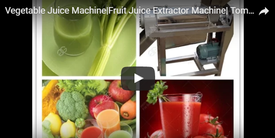Fruit Vegetable Juice Extrator Machine Working Video